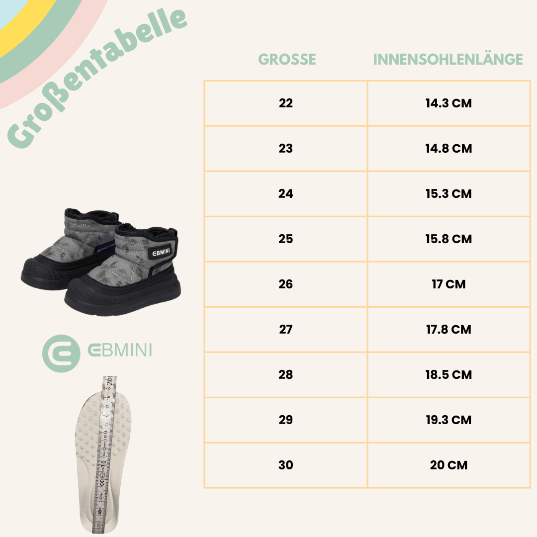 EBMINI® ALE - Ultraleichte Stiefel für Kinder - Ebmini® - Kinder Barfußschuhe -