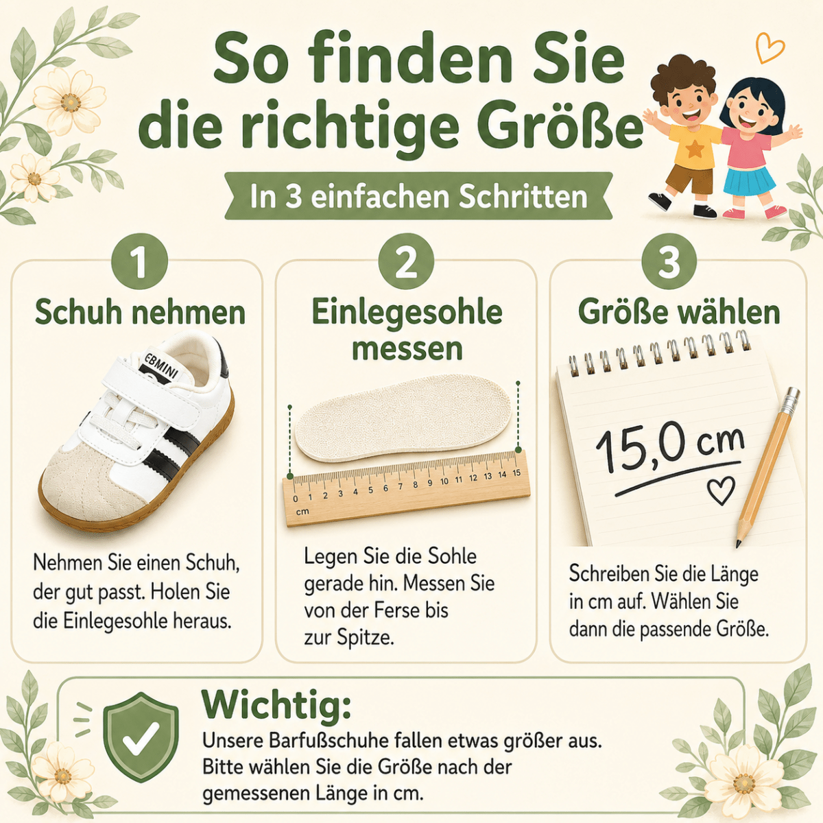 EBMINI® ARL - Kinder Barfußschuhe Sneaker - Ebmini® - Kinder Barfußschuhe - 209913033114