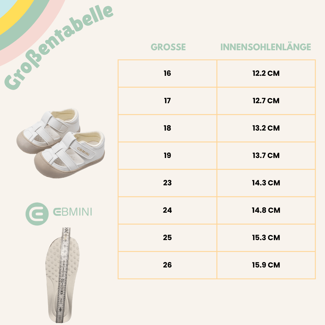 EBMINI® BAB - Ultraleichte Barfußsandalen für Kinder - Ebmini® - Kinder Barfußschuhe - 209913011638 -