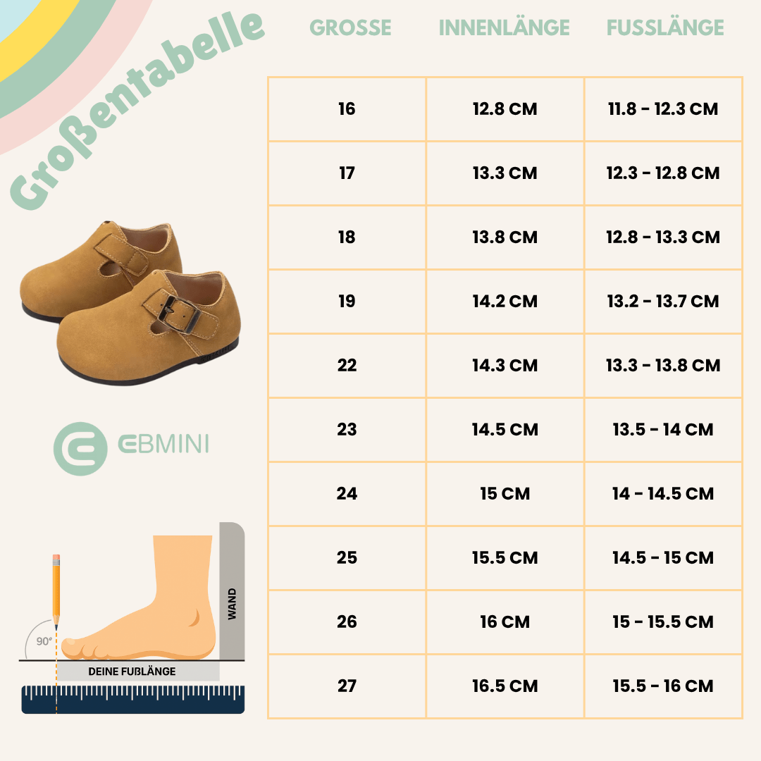 EBMINI® BEA - Ultraleichte Barfußsandalen für Kinder - Ebmini® -