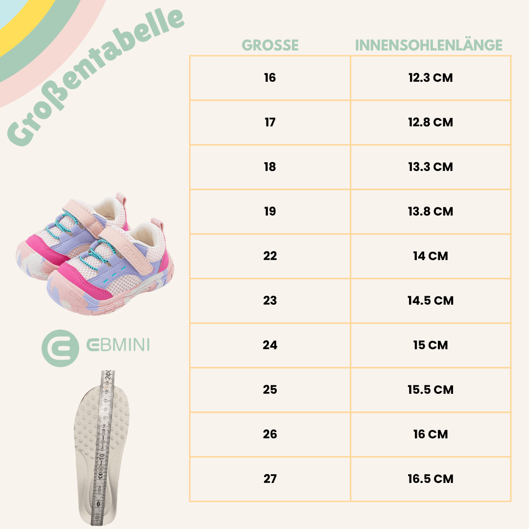 EBMINI® BEY - Ultraleichte Barfußschuhe für Kinder - Ebmini® - Kinder Barfußschuhe -