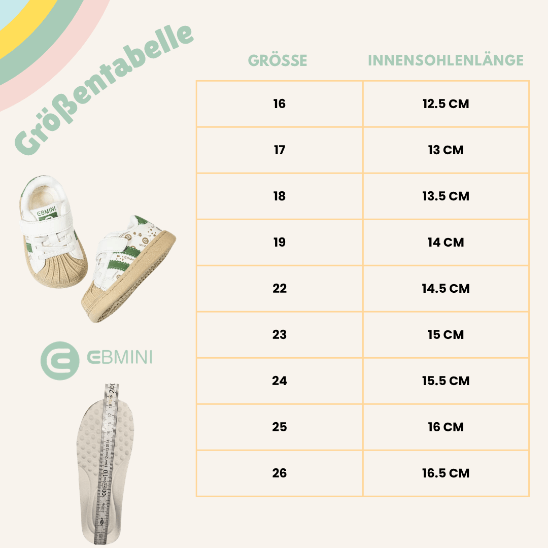 EBMINI® BIN - Winter Barfußsneaker für Kinder mit warmfutter - Ebmini® - Kinder Barfußschuhe -