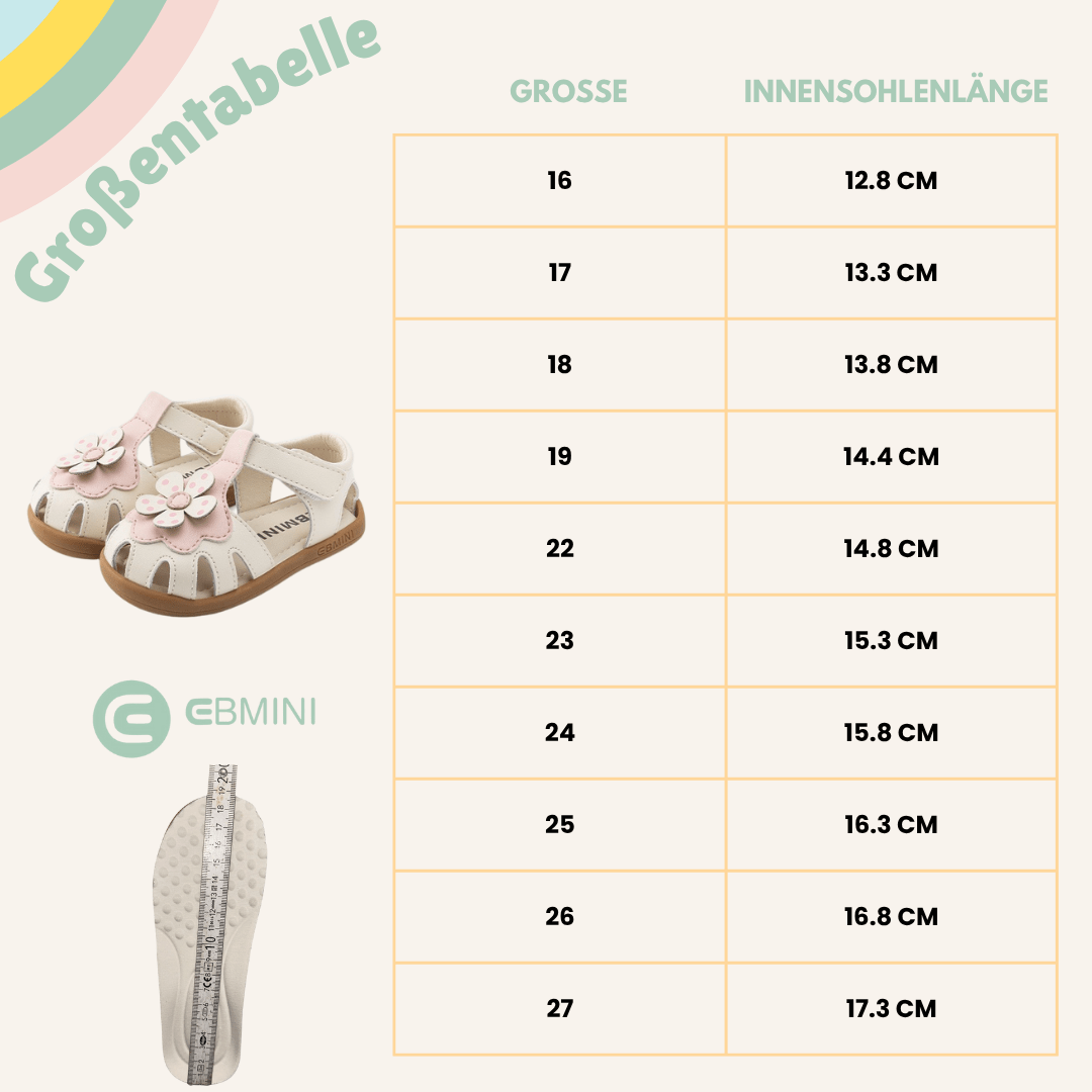 EBMINI® BLOM - Ultraleichte Barfußsandalen für Kinder - Ebmini® - Kinder Barfußsandalen - 209913022135 -