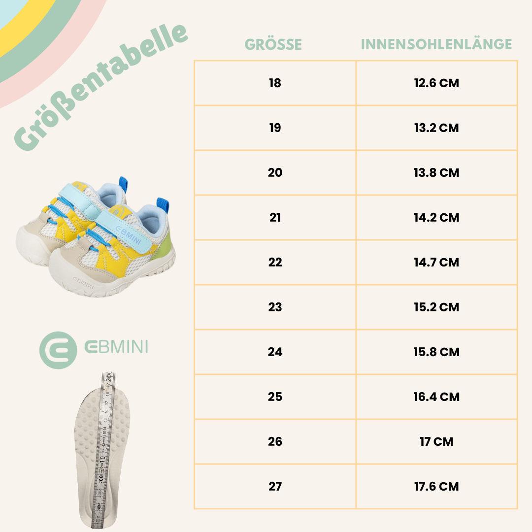 EBMINI® CES - Ultraleichte Sneaker Barfußschuhe für Kinder - Ebmini® - Kinder Barfußschuhe - -