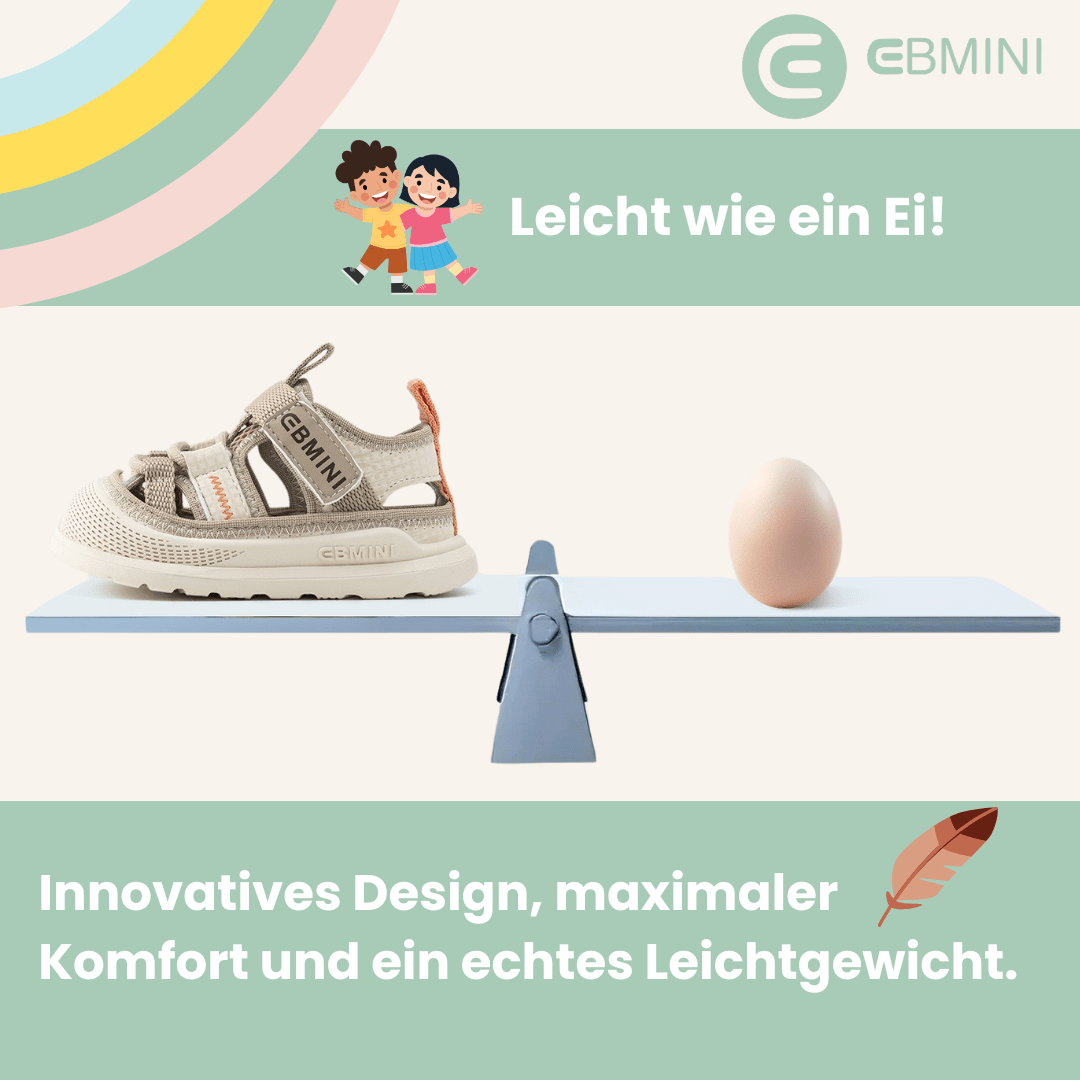 EBMINI CRY Ultraleichte Barfußsandalen für Kinder - Ebmini