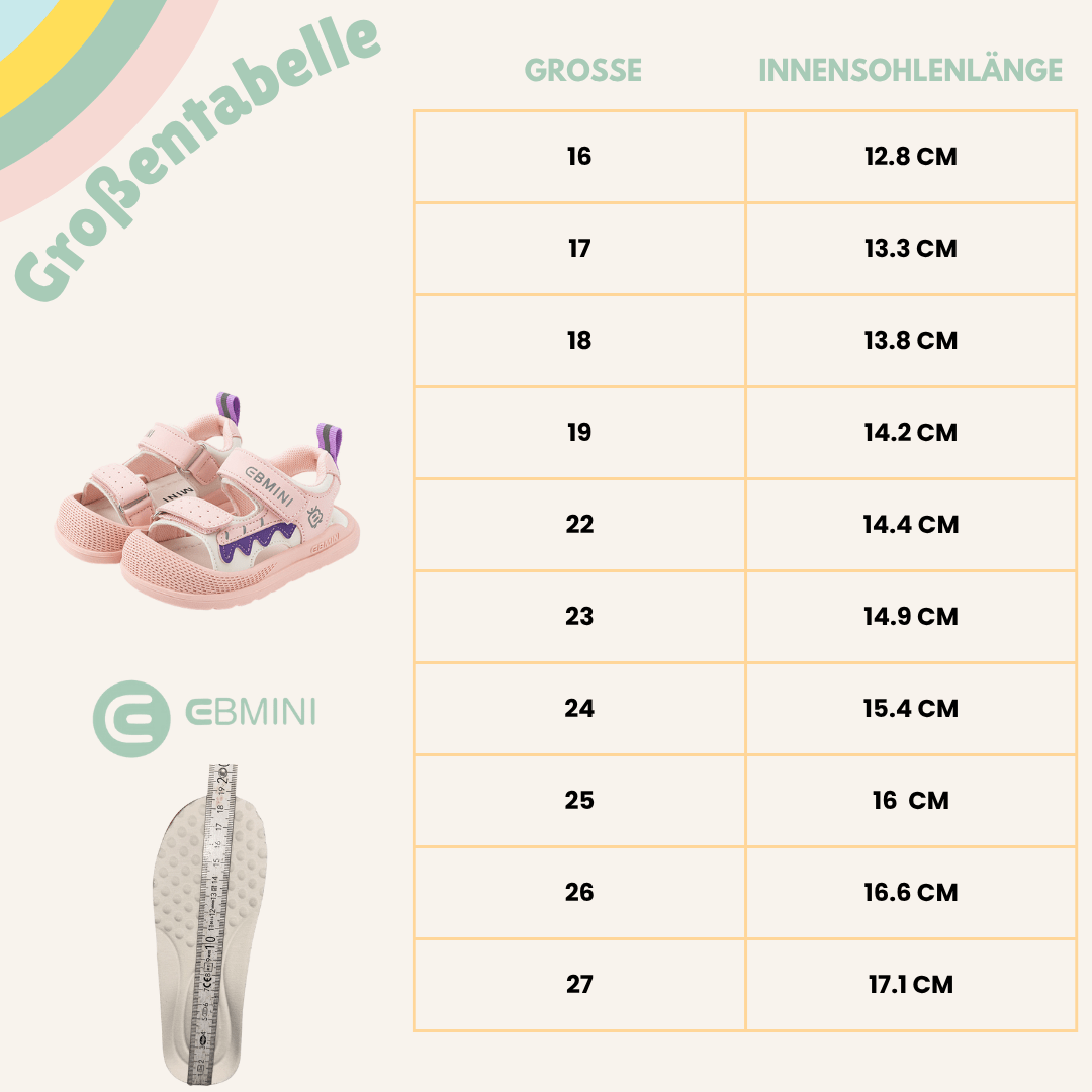 EBMINI® DIN - Ultraleichte Barfußsandalen für Kinder - Ebmini® - Kinder Barfußschuhe - 209913022312 -