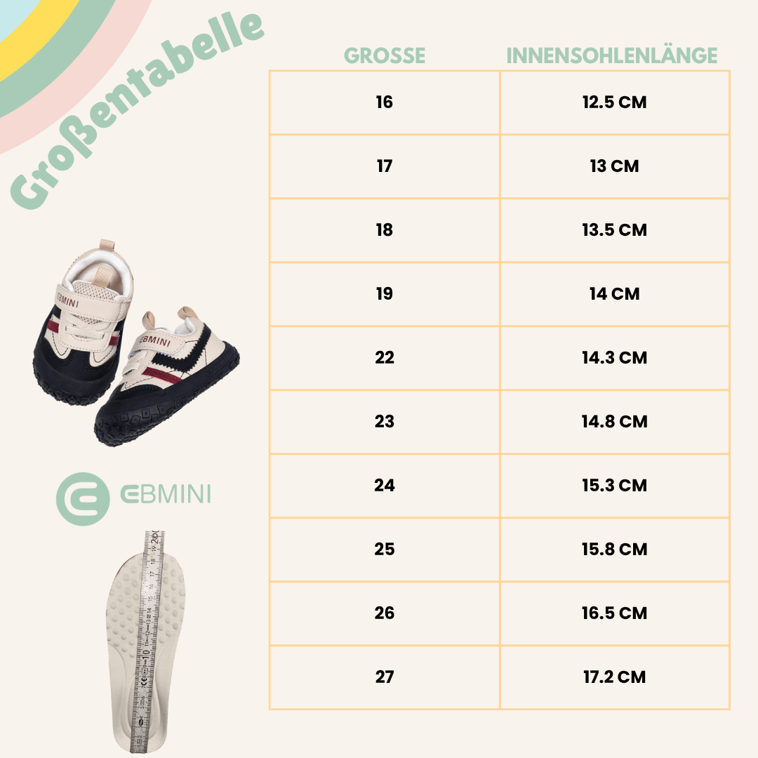 EBMINI® EBY - Ultraleichte Barfußschuhe für Kinder - Ebmini® - Kinder Barfußschuhe -