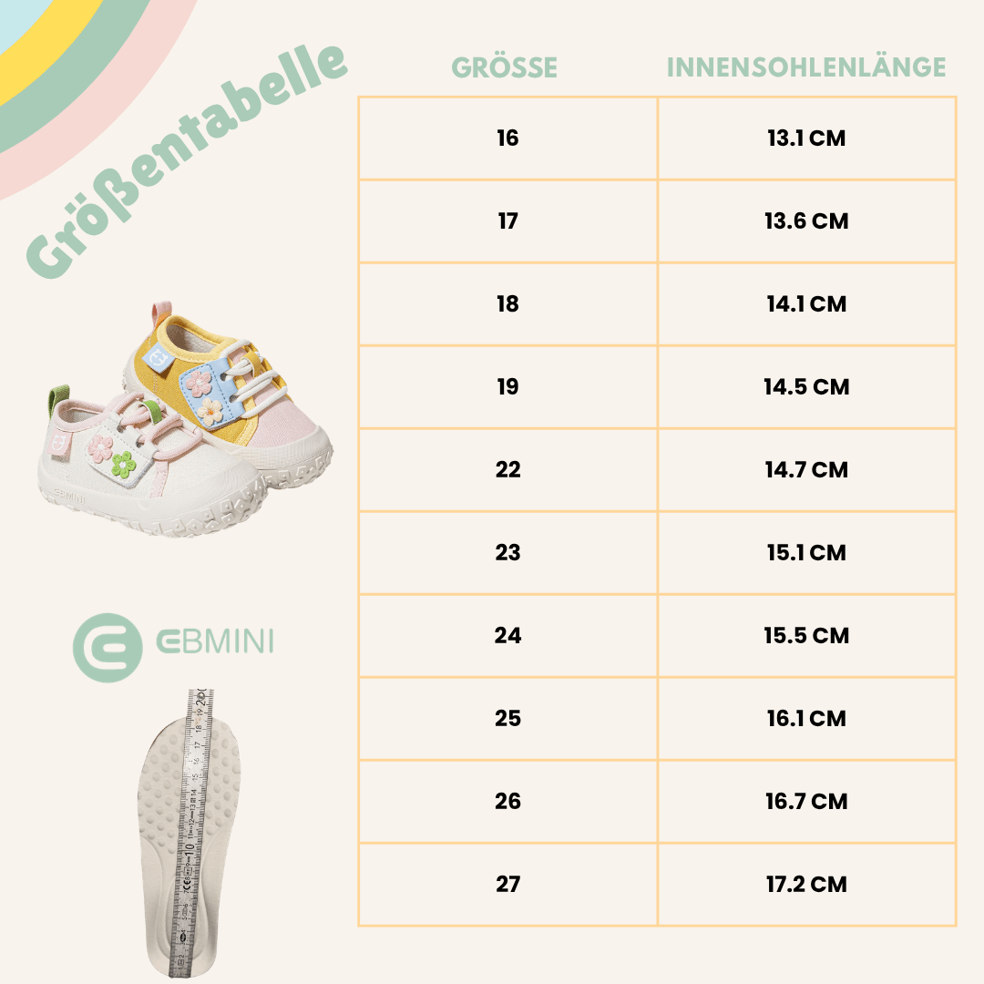 EBMINI® FLIA - Kinder Barfußschuhe Sneaker - Ebmini® - Kinder Barfußschuhe -