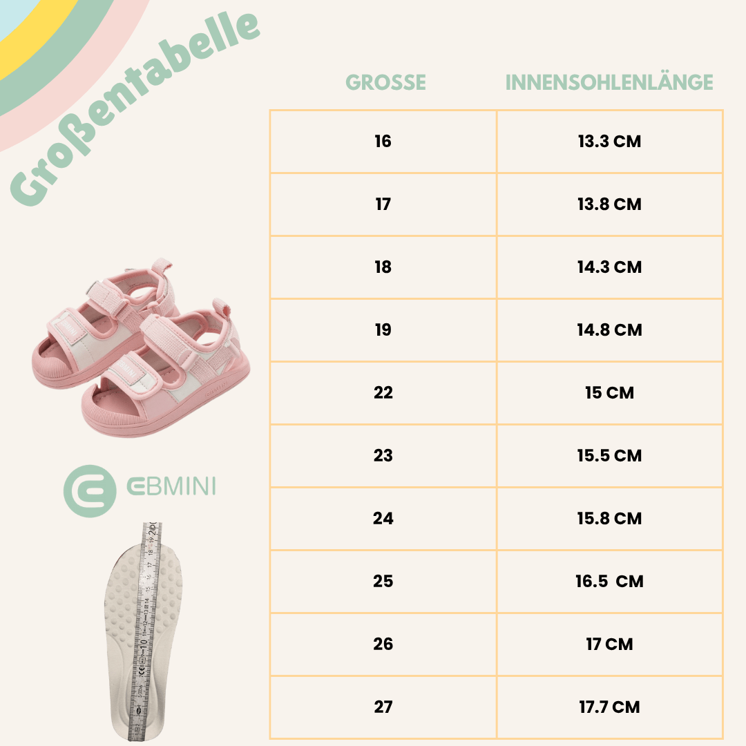 EBMINI® FREI - Ultraleichte Barfußsandalen für Kinder - Ebmini® - Kinder Barfußsandalen - RZZ58601 -