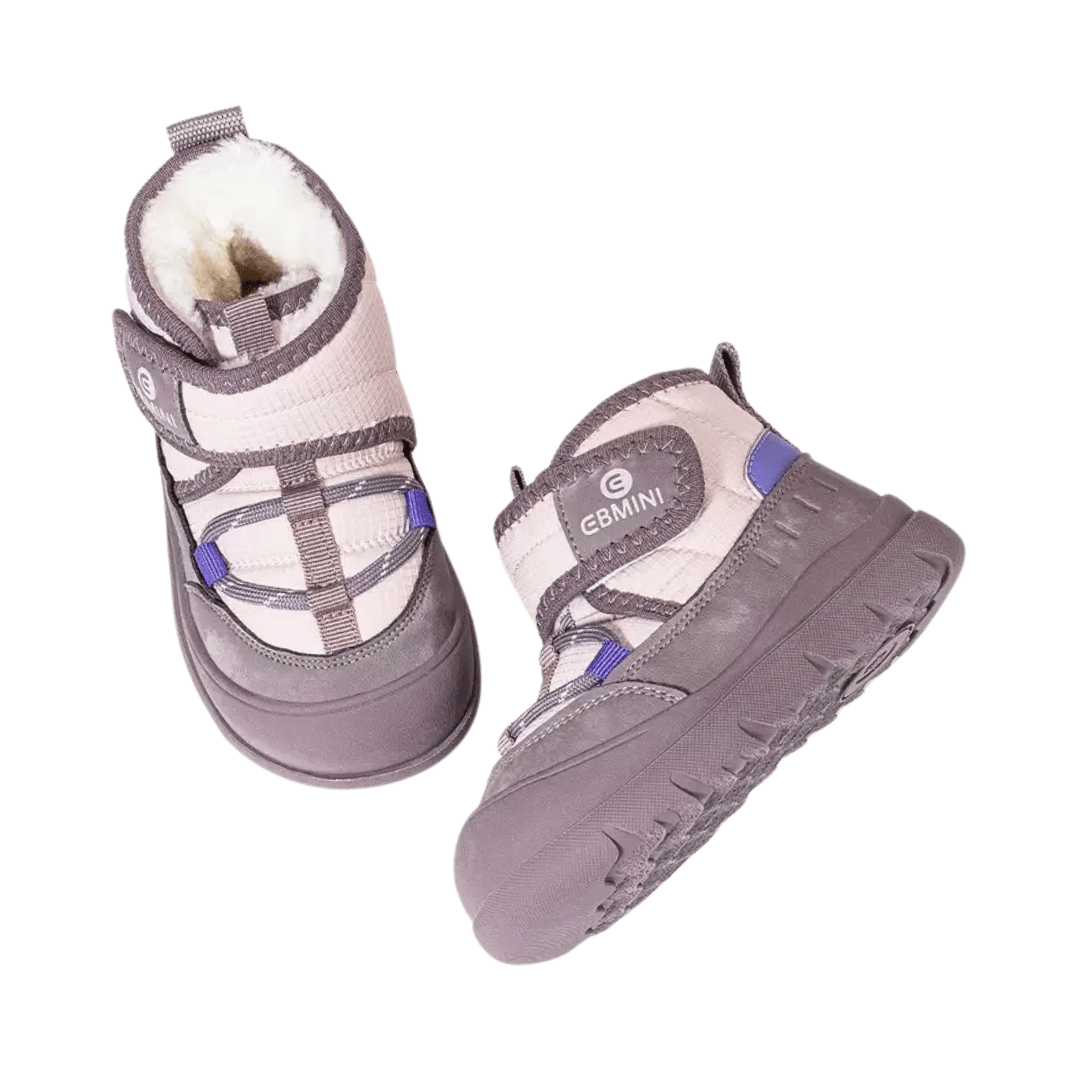 EBMINI® GEV - Winter Wasserdichte Barfußstiefel für Kinder mit Warmfutter - Ebmini® - Kinder Barfußschuhe -