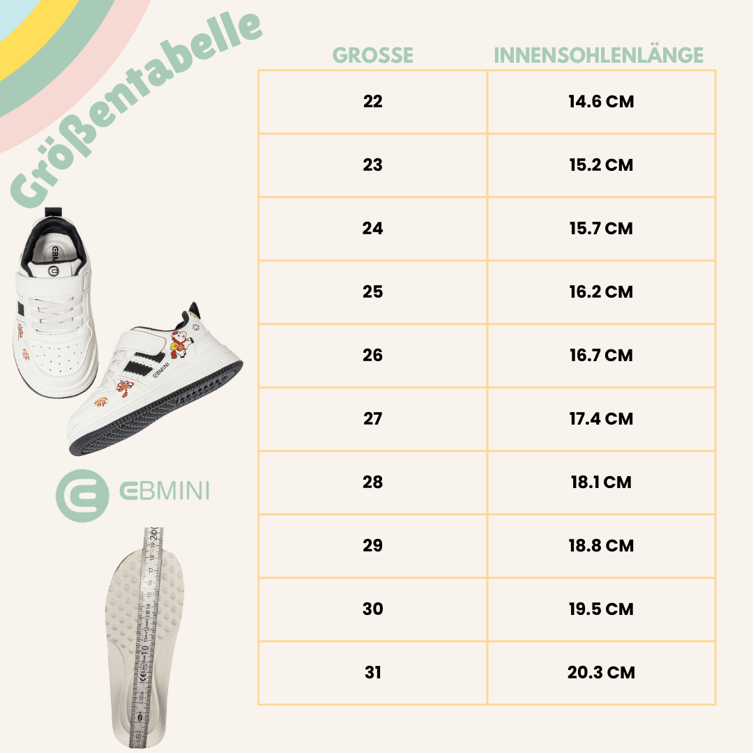 EBMINI® GIL - Sneaker Barfußschuhe für Kinder - Ebmini® - Kinder Barfußschuhe -