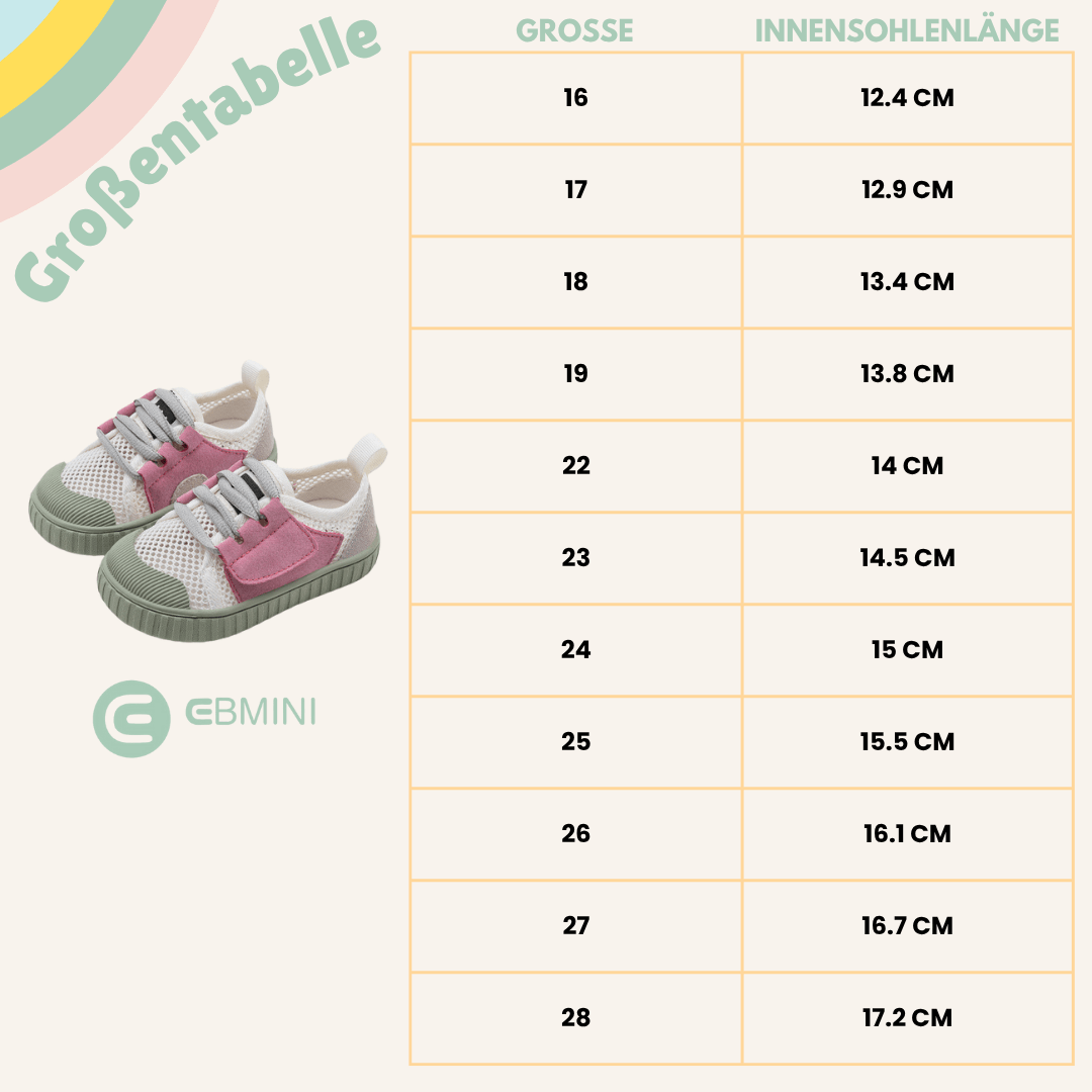 EBMINI® GINY - Ultraleichte Barfußschuhe für Kinder - Ebmini® - Kinder Barfußschuhe - 209913012020 -