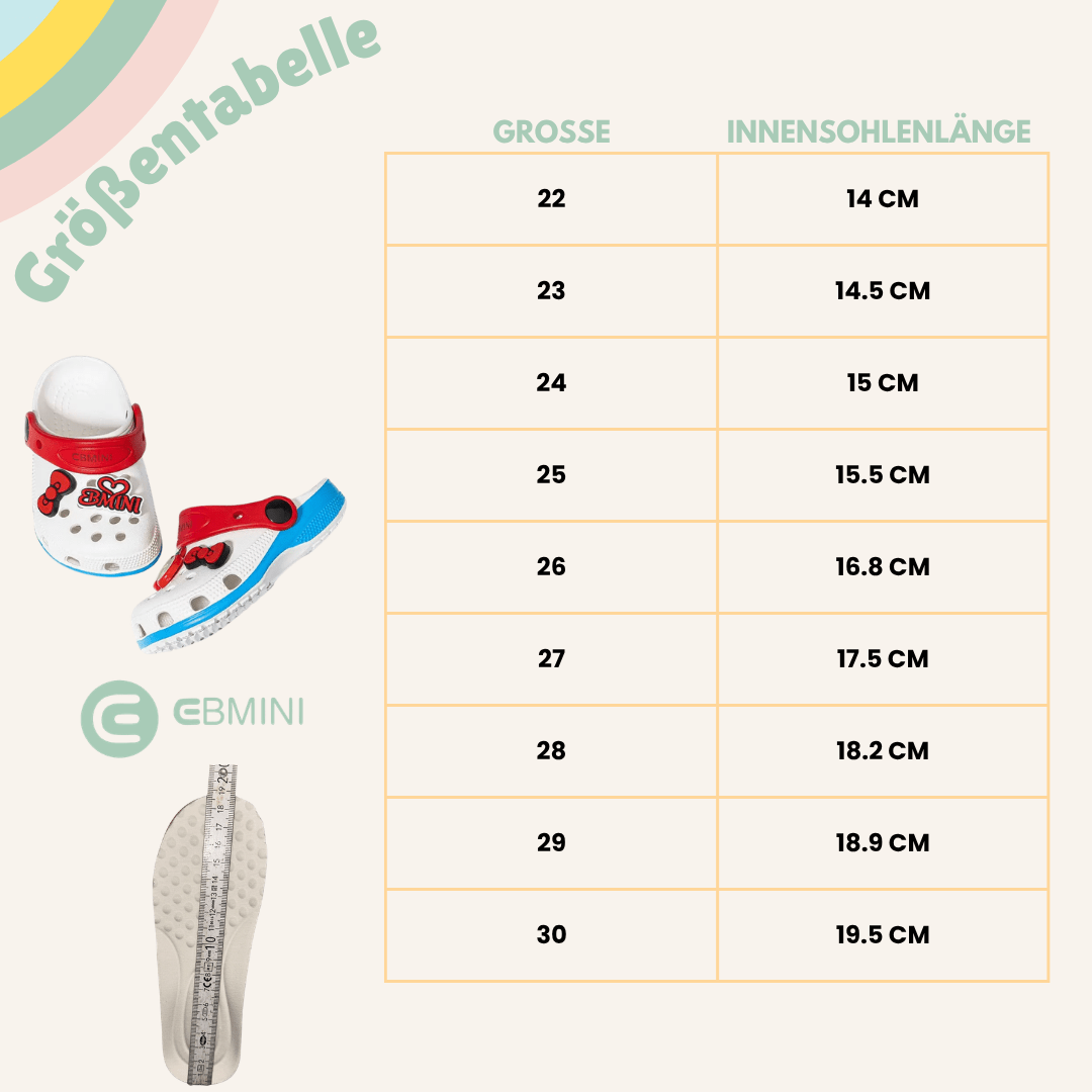 EBMINI® Hau - Barfußsandalen \ Hausschuhe für Kinder - Ebmini® - Kinder Barfußsandalen -