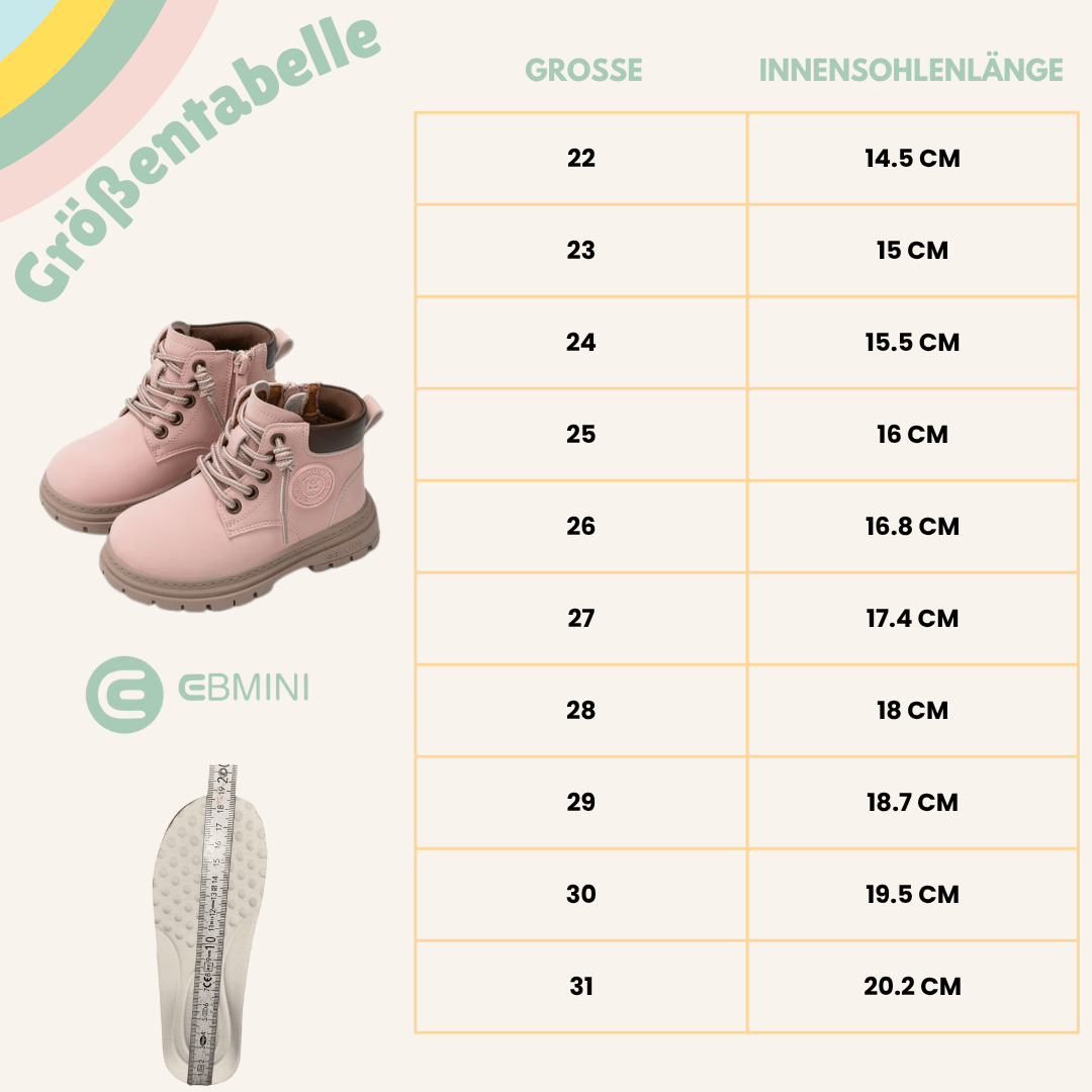 EBMINI® KIKI - Wasserdichte Winter Stiefel für Kinder - Ebmini® - Kinder Barfußschuhe - 209913017436 -