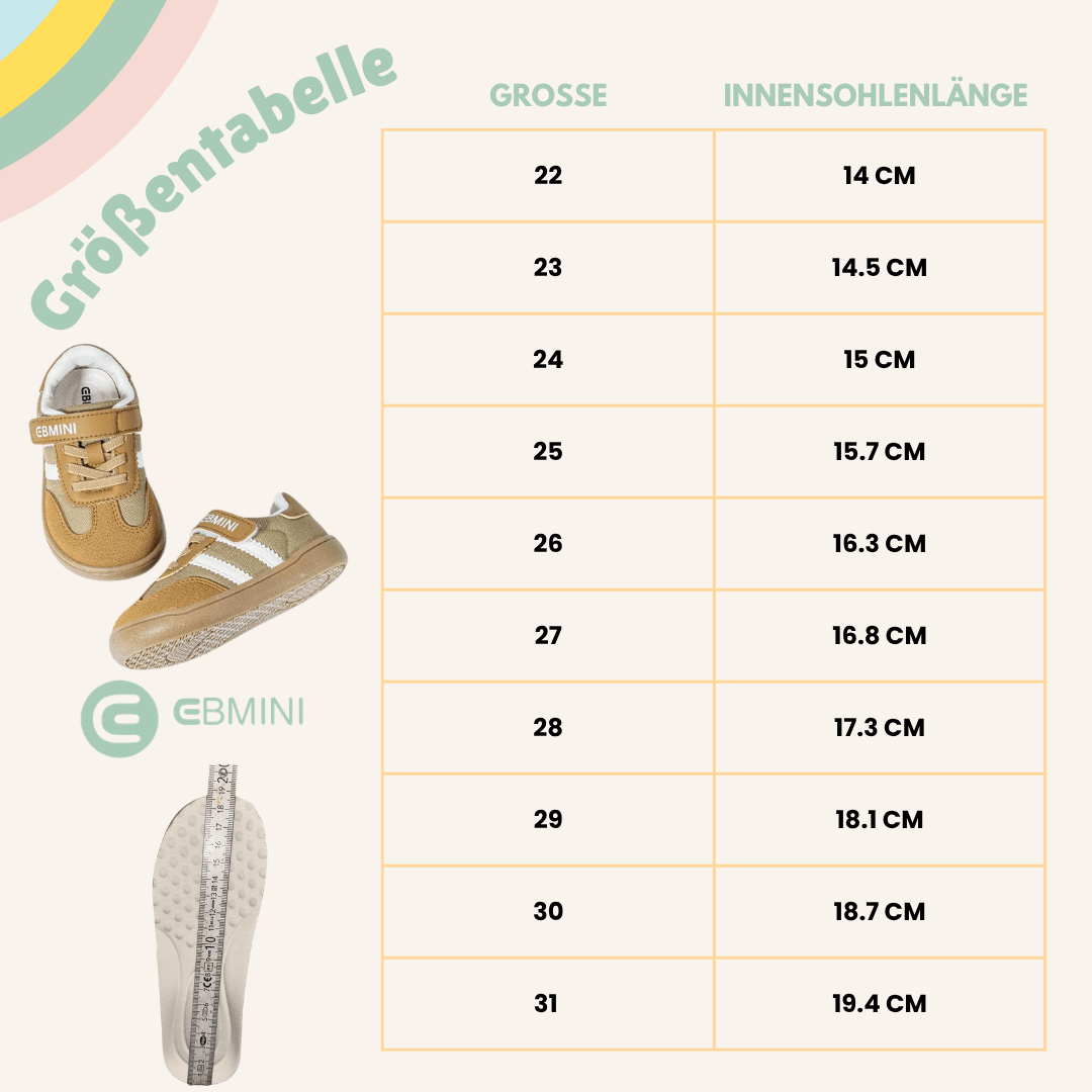 EBMINI® LAB - Kinder Barfußschuhe Sneaker - Ebmini® - Kinder Barfußschuhe -