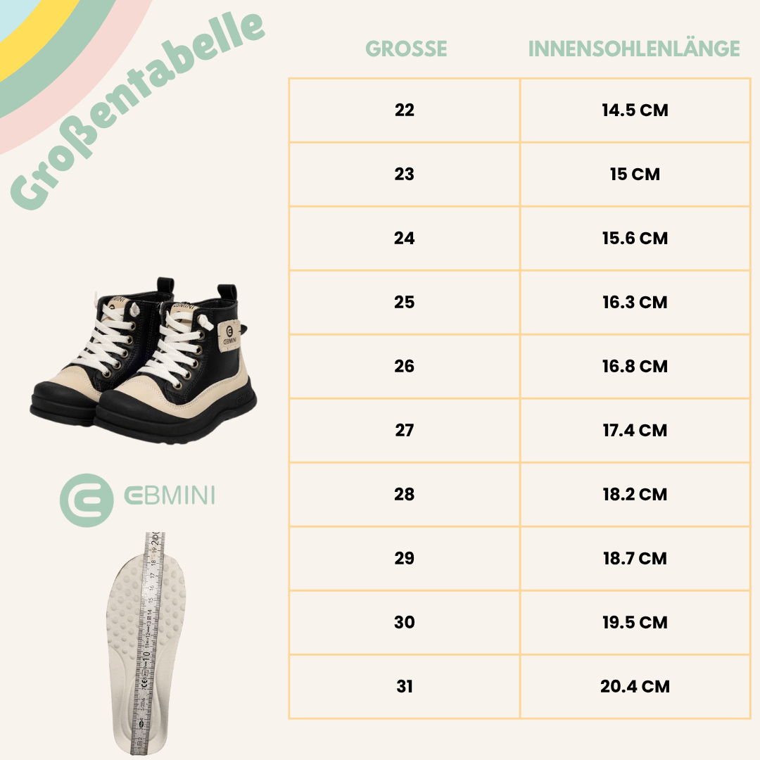 EBMINI® LIS - Wasserdichte Stiefel für Kinder - Ebmini® - Kinder Barfußschuhe -