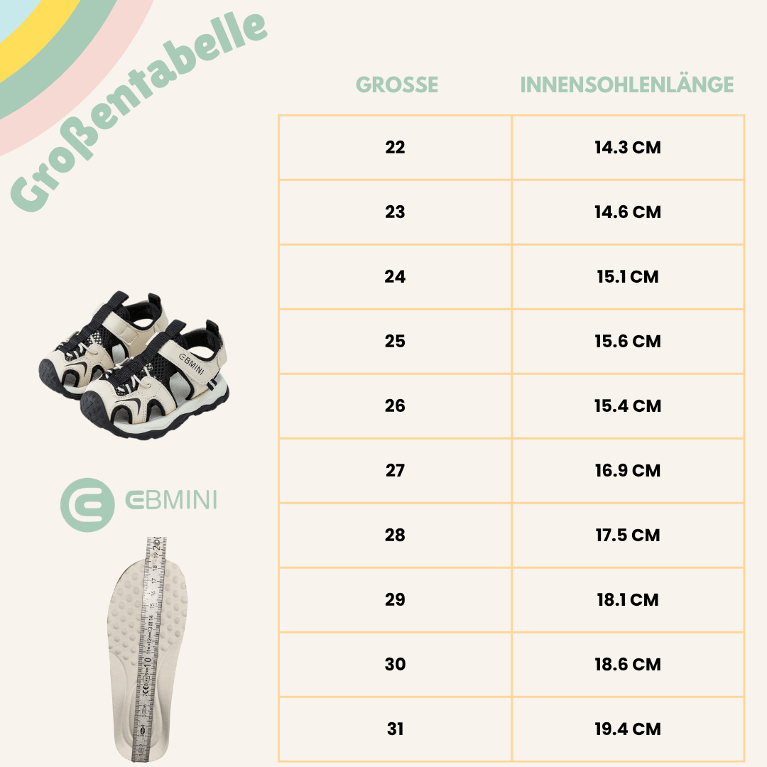 EBMINI® MEG - Ultraleichte Barfußsandalen für Kinder - Ebmini® - Kinder Barfußsandalen - 209913021777 -