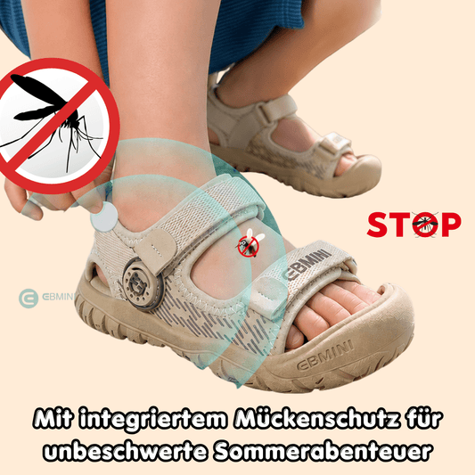 EBMINI® MUS – Ultraleichte Barfußsandalen für Kinder mit Mückenschutzmittel - Ebmini® - Kinder Barfußsandalen -