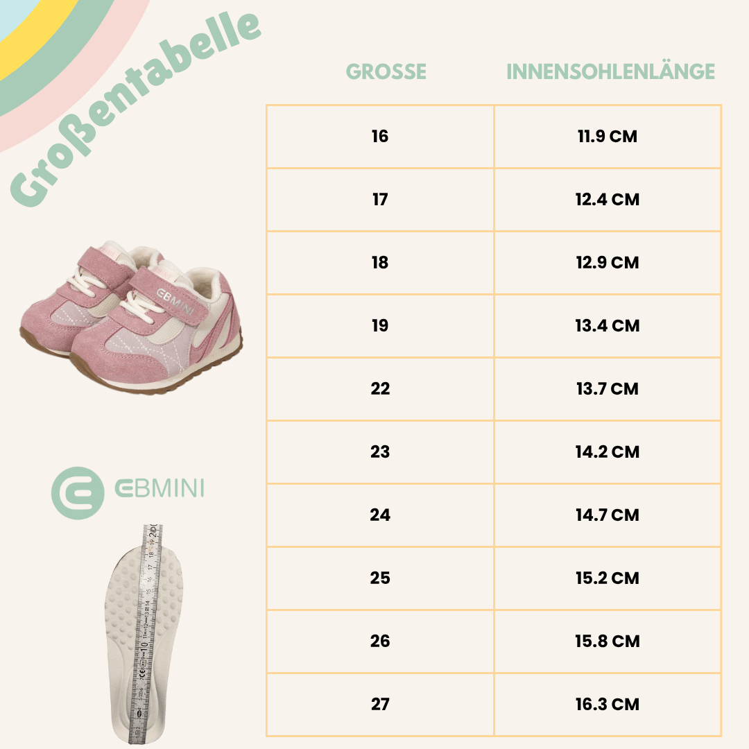EBMINI® NAT - Ultraleichte Sneaker Barfußschuhe für Kinder - Ebmini® - Kinder Barfußschuhe -