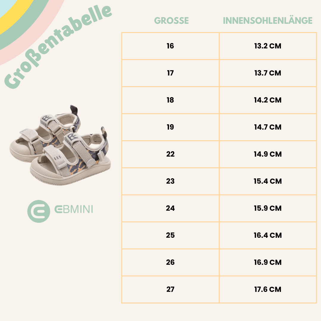 EBMINI® NIKI - Ultraleichte Barfußsandalen für Kinder - Kinder Barfußschuhe - RZZ58619-