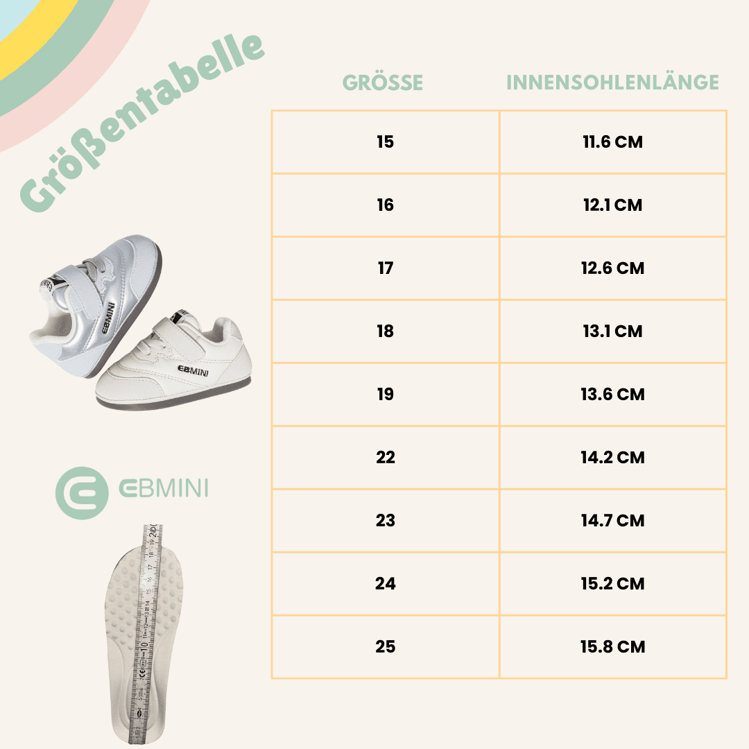 EBMINI® NINY - Baby Barfußschuhe – Weiche Krabbelschuhe für erste Schritte - Ebmini® - Kinder Barfußschuhe -