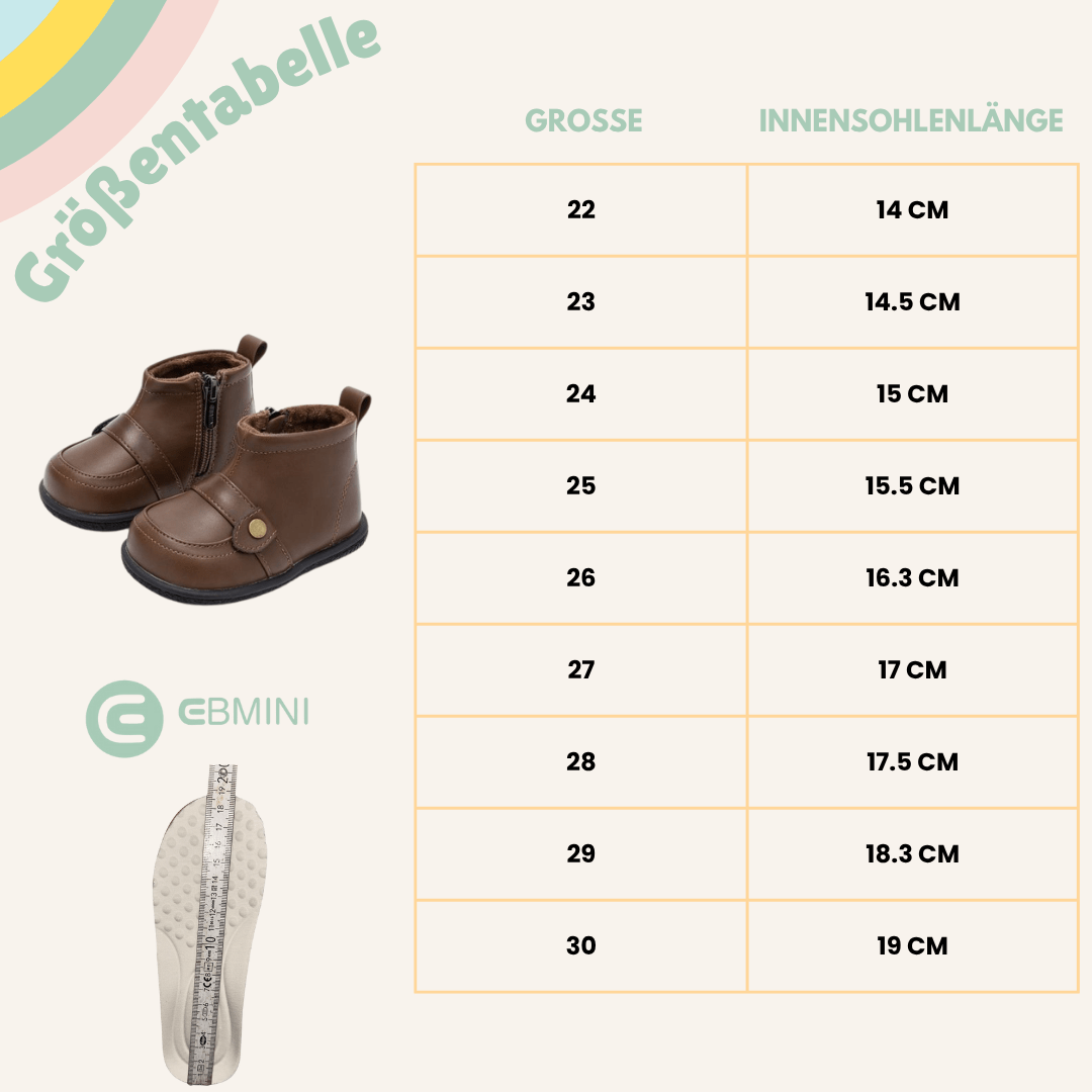 EBMINI® NIV - Wasserdichte Stiefel für Kinder - Ebmini® - Kinder Barfußschuhe - -