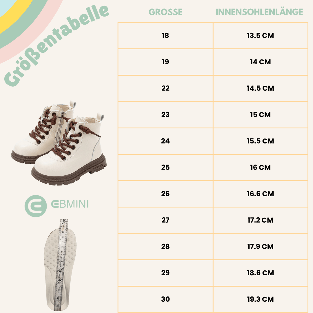 EBMINI® PAIS - Wasserdichte Stiefel für Kinder - Ebmini® - Kinder Barfußschuhe - -