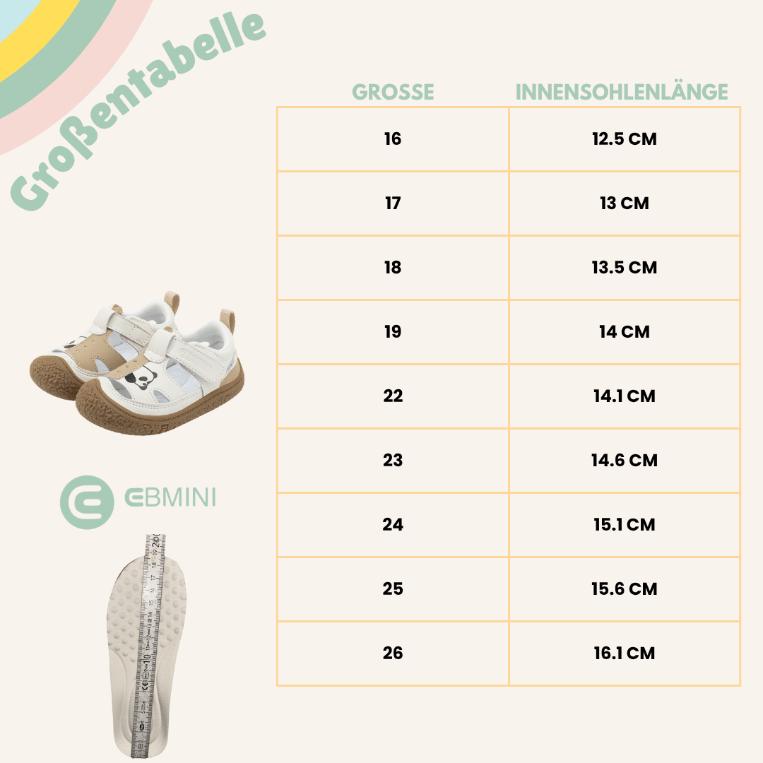 EBMINI® PANDY - Ultraleichte Barfußsandalen für Kinder - Ebmini® - Kinder Barfußschuhe - 209913021619 -