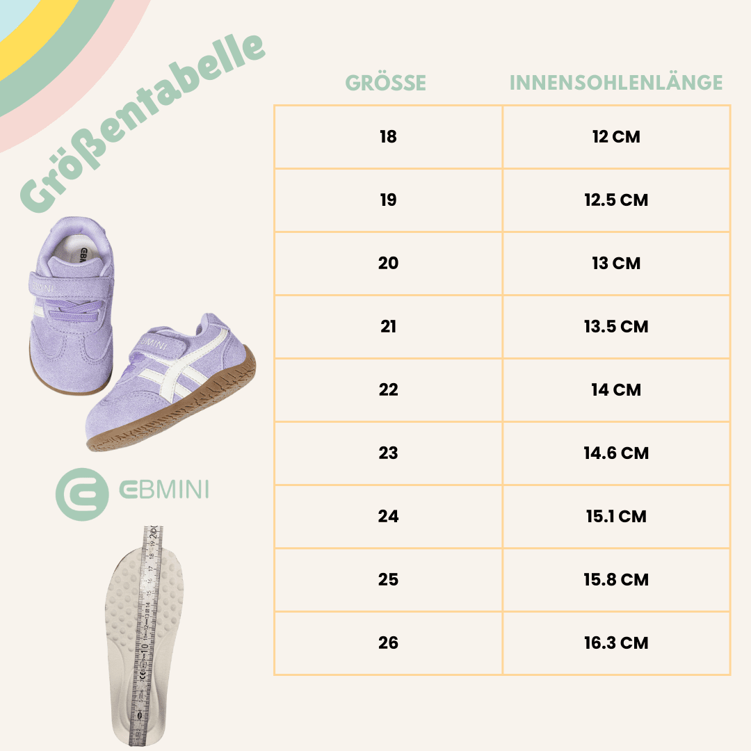 EBMINI® PAS - Sneaker Barfußschuhe für Kinder - Ebmini® - Kinder Barfußschuhe -