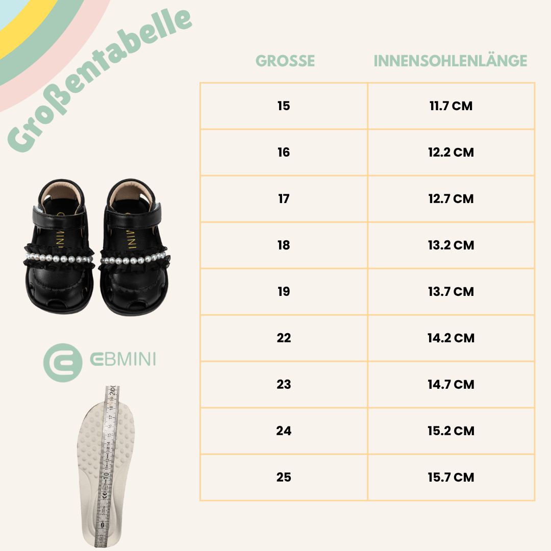 EBMINI® PERLA - Ultraleichte Barfußsandalen für Kinder - Ebmini® - Kinder Barfußsandalen - 209913022973 -