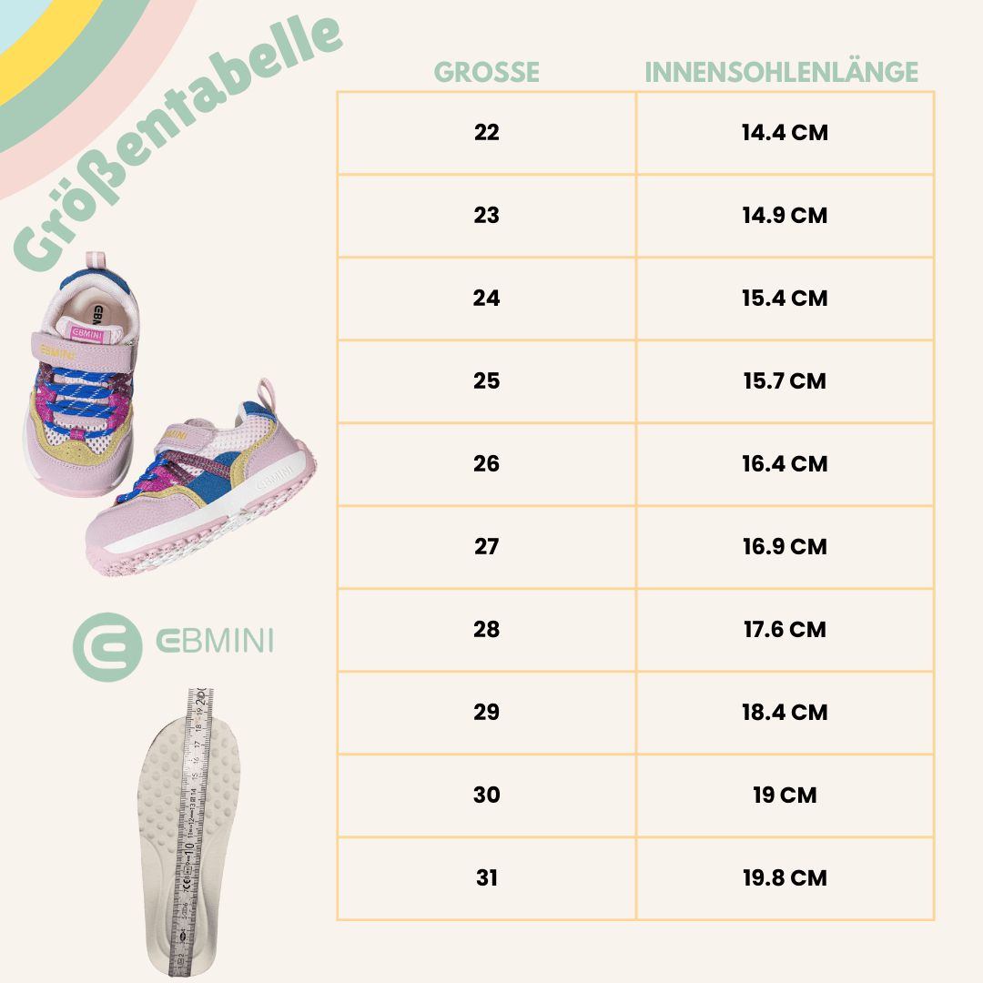 EBMINI® PIMI - Sneaker Barfußschuhe für Kinder - Ebmini® - Kinder Barfußschuhe - -