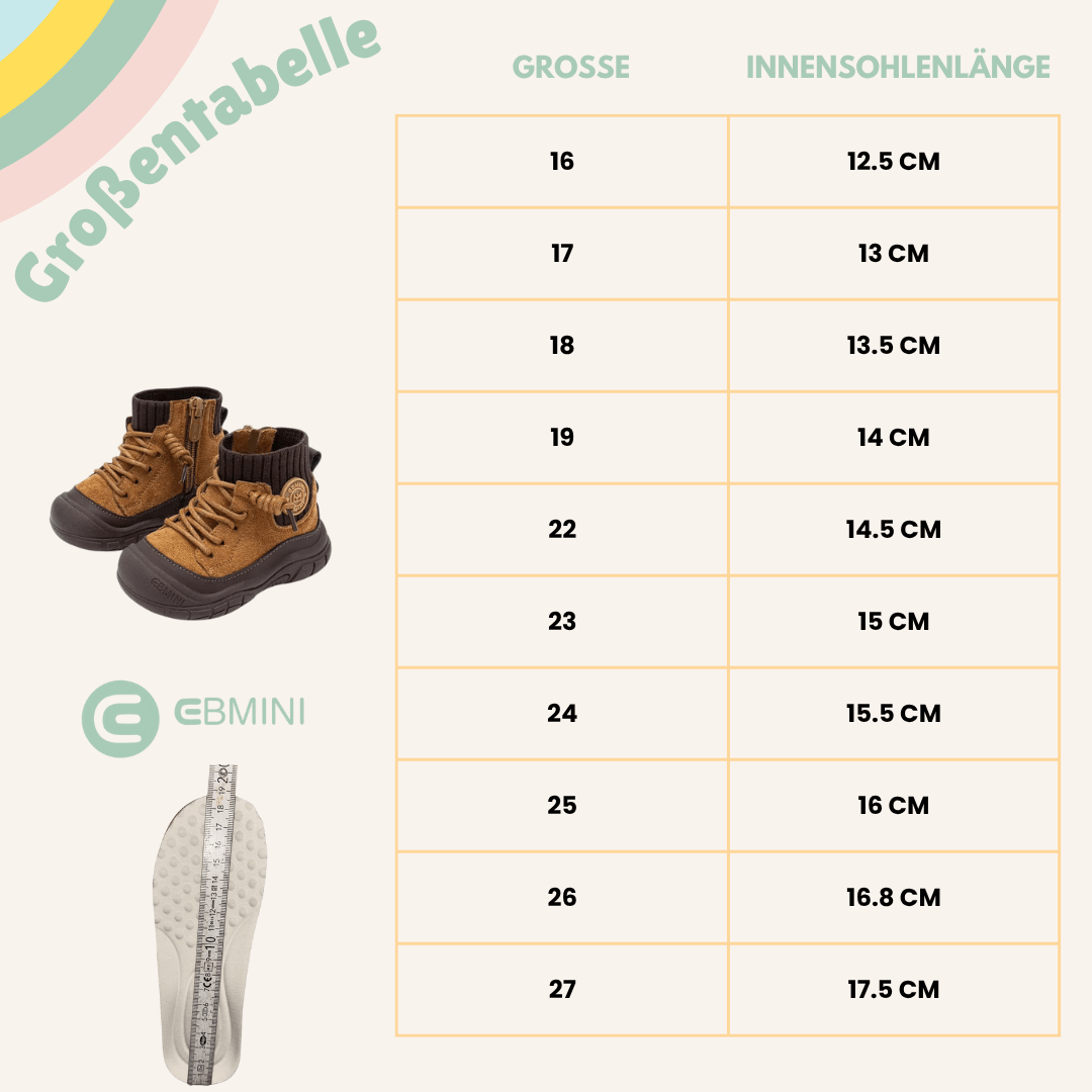 EBMINI® RUN - Ultraleichte Stiefel für Kinder - Ebmini® - Kinder Barfußschuhe -
