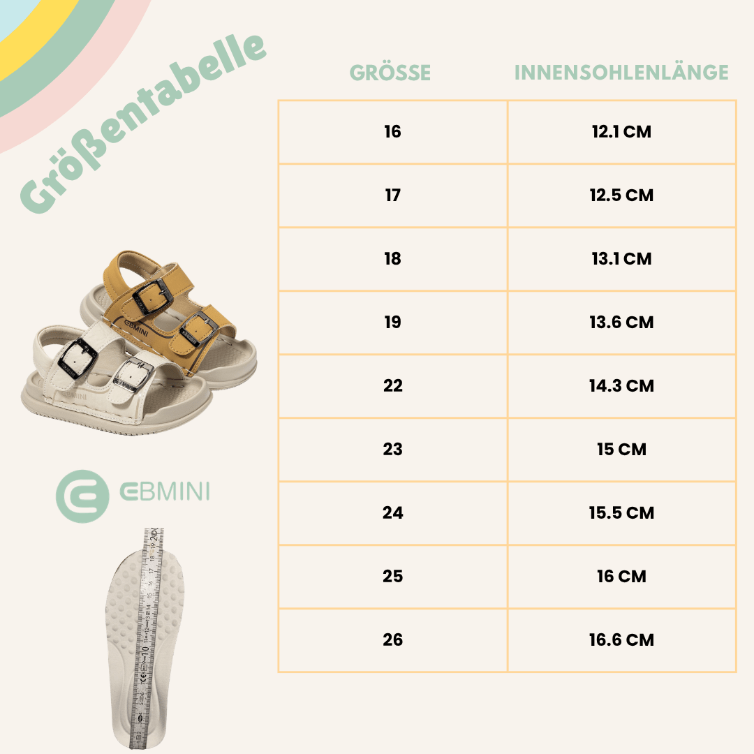 EBMINI® SAN – Ultraleichte Barfußsandalen für Kinder - Ebmini® - Kinder Barfußsandalen -