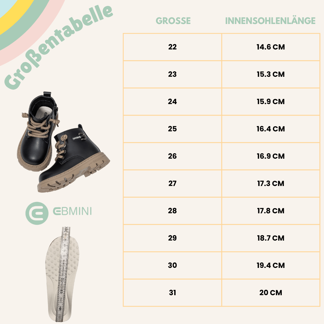 EBMINI® TERRY - Ultraleichte Stiefel für Kinder - Ebmini® - Kinder Barfußschuhe -