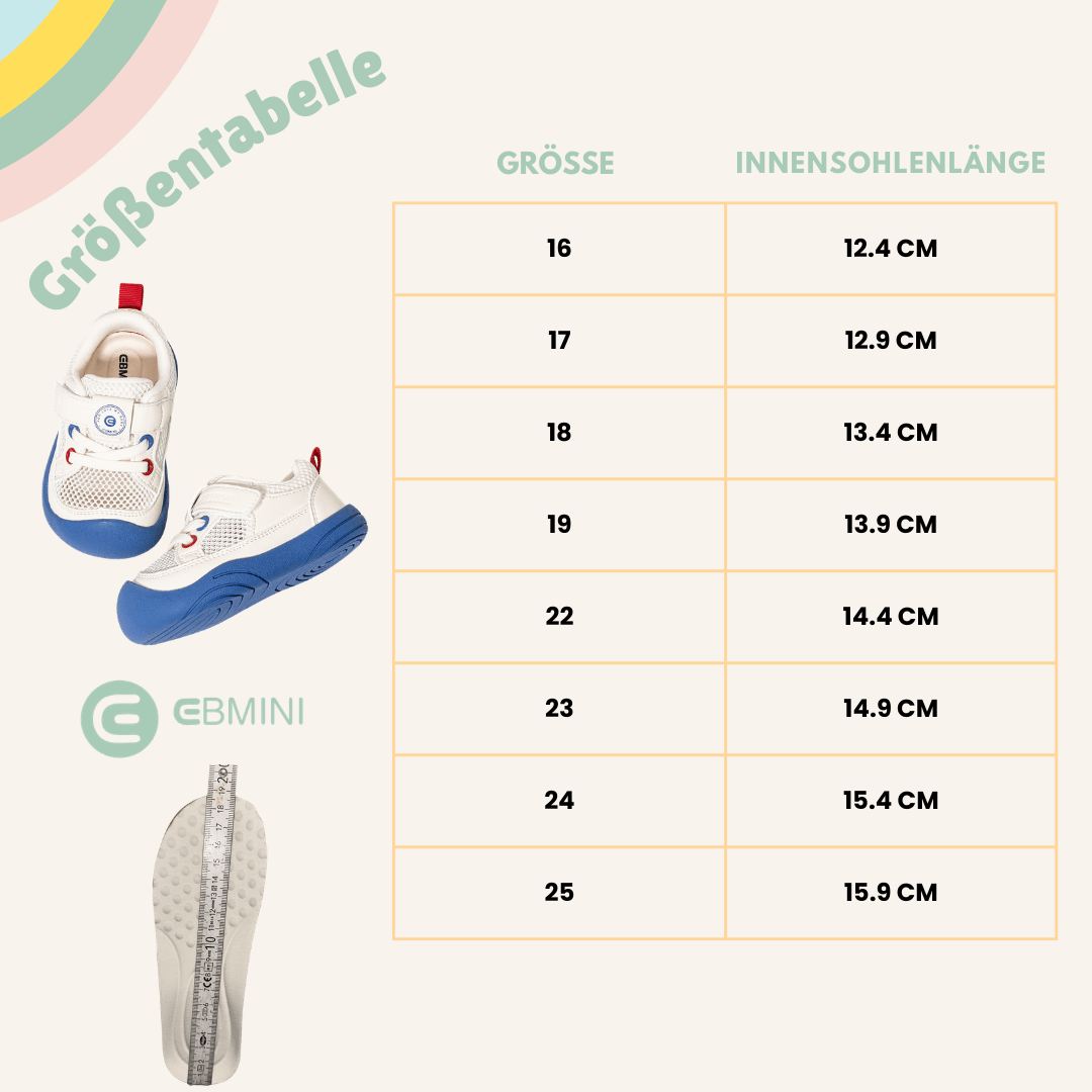 EBMINI® TOU - Ultraleichte Sneaker Barfußschuhe für Kinder - Ebmini® - Kinder Barfußschuhe -