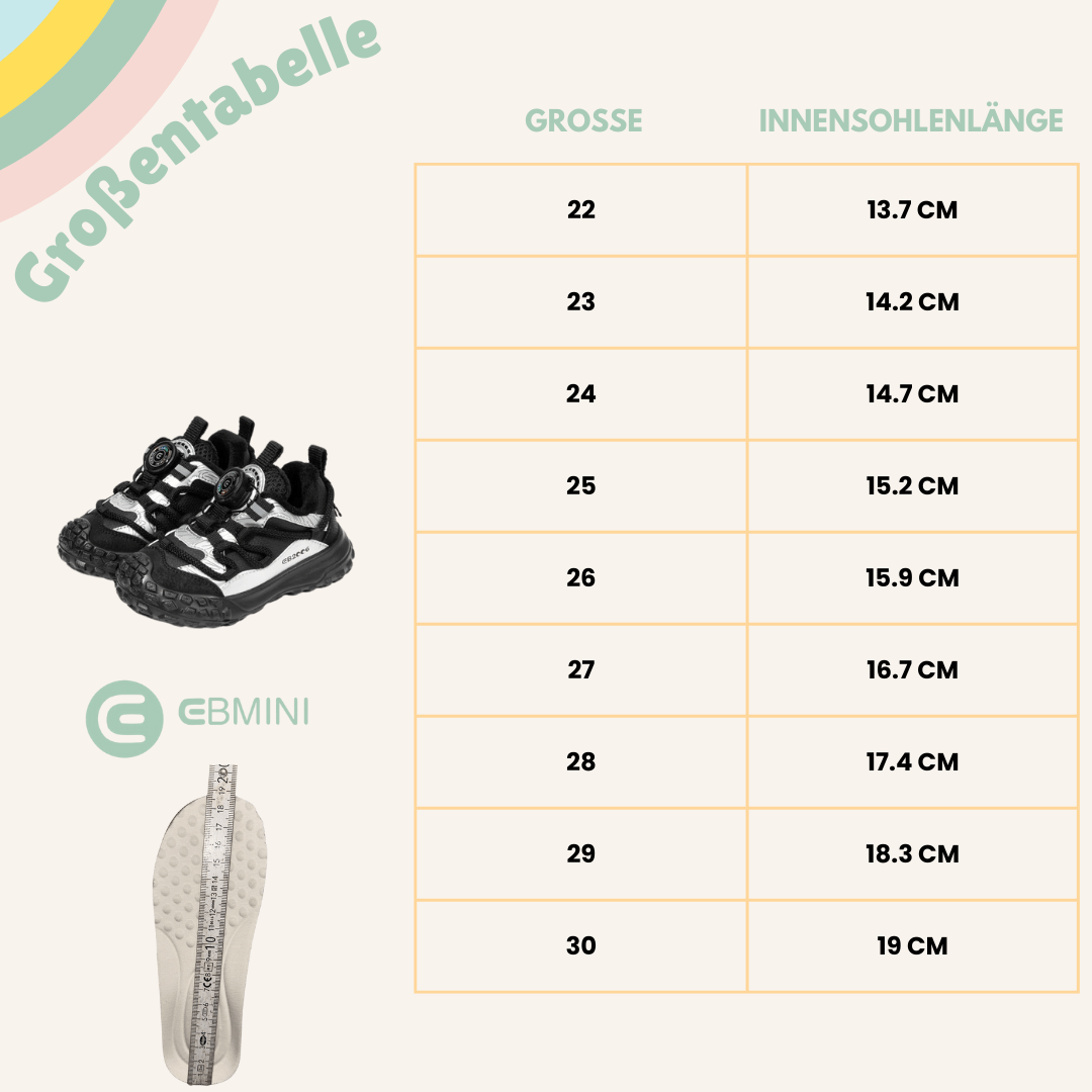 EBMINI® WER - Ultraleichte Sneaker Barfußschuhe für Kinder - Ebmini® - Kinder Barfußschuhe - 209913030448 -