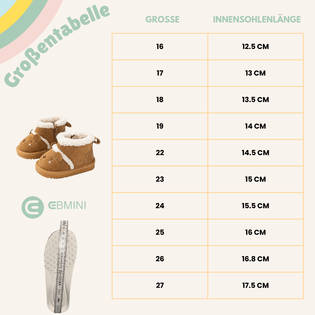 EBMINI® WINNY - Ultraleichte Stiefel für Kinder - Ebmini® - Kinder Barfußschuhe -