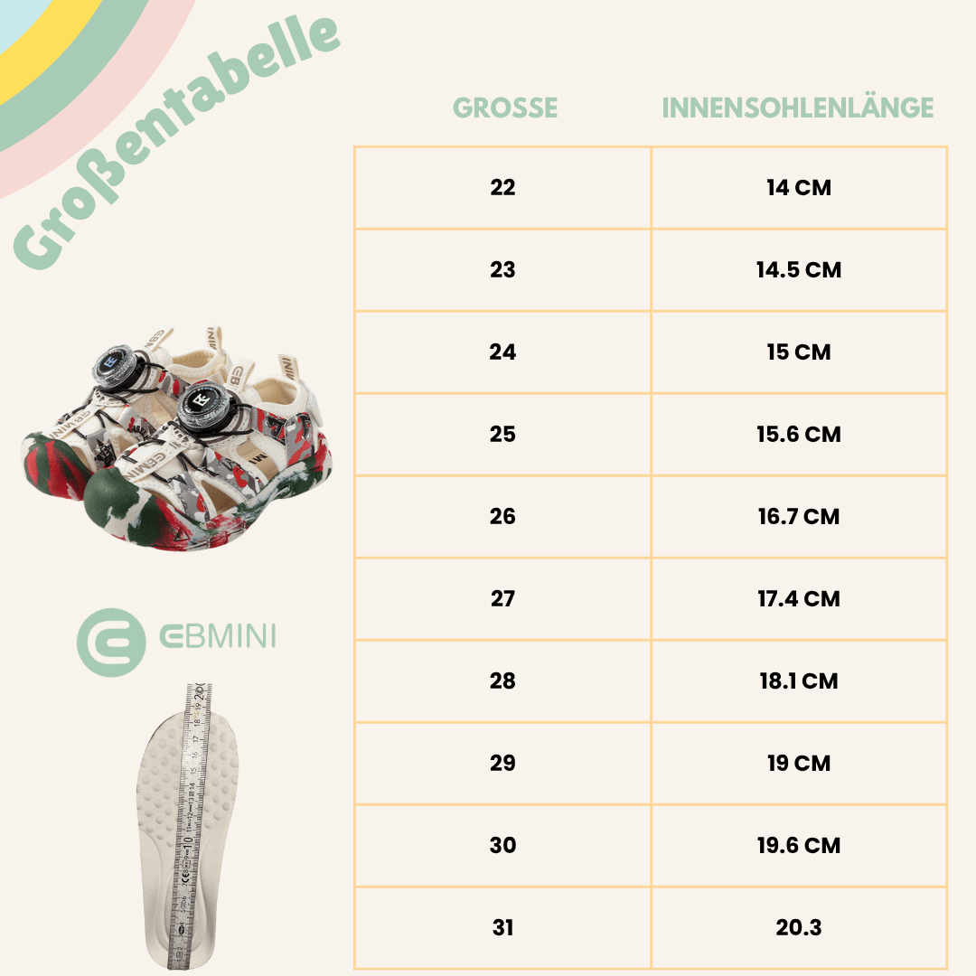 EBMINI® ZES - Ultraleichte Barfußsandalen für Kinder - Ebmini® - Kinder Barfußschuhe - 209913023541 -