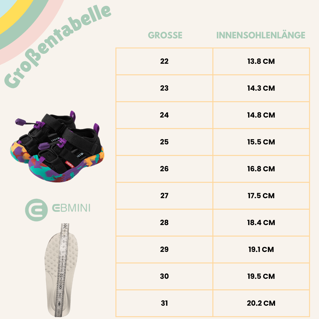 EBMINI® ZES - Ultraleichte Barfußsandalen für Kinder - Ebmini® - Kinder Barfußschuhe - 209913023541 -