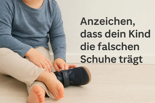5 Anzeichen, dass dein Kind die falschen Schuhe trägt - Ebmini®