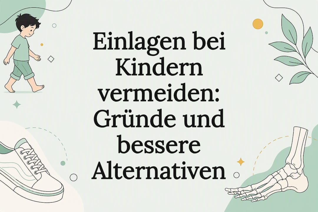 Einlagen bei Kindern vermeiden: Gründe und bessere Alternativen - Ebmini®