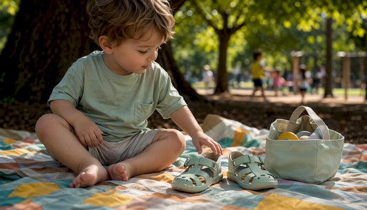 Fußbett-Sandalen für Kinder: flach oder geformt? - Ebmini®