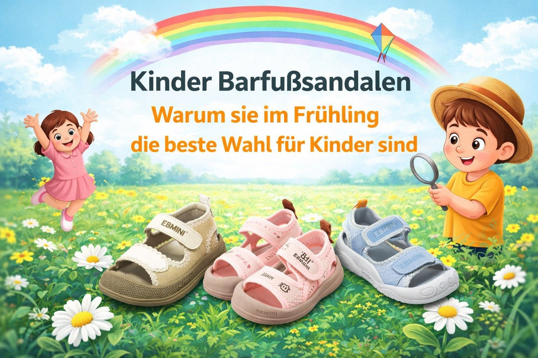 Kinder Barfußsandalen: Warum sie im Frühling die beste Wahl für Kinder sind - Ebmini®