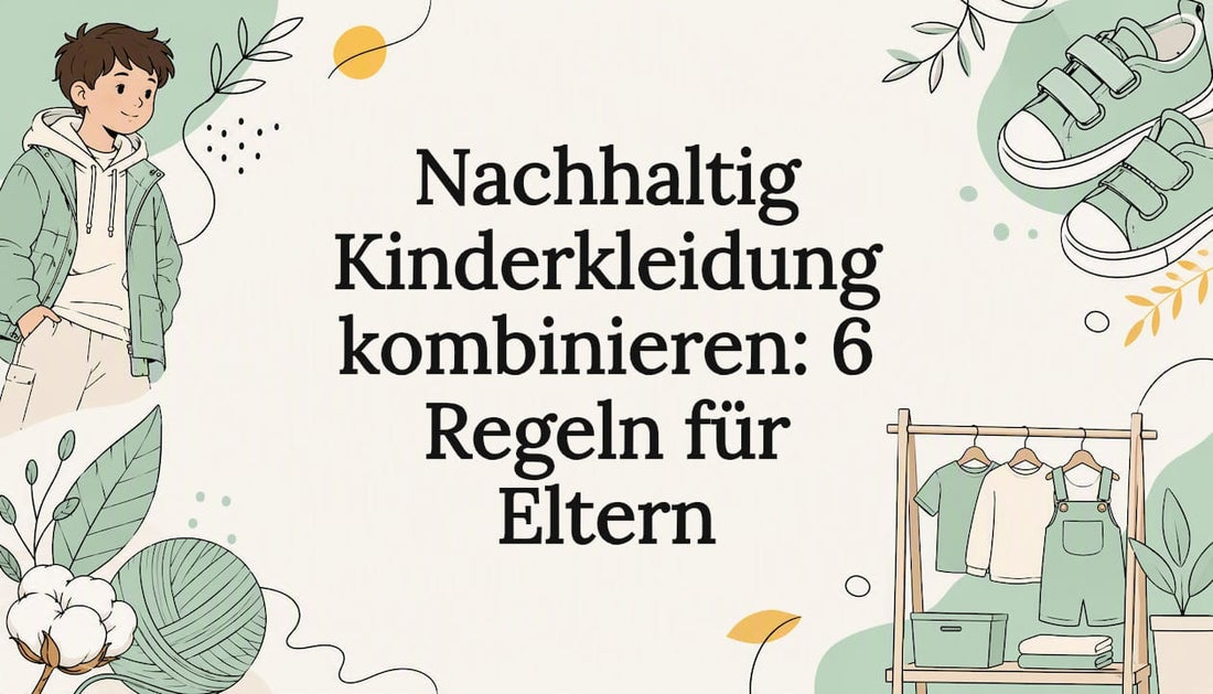 Nachhaltig Kinderkleidung kombinieren: 6 Regeln für Eltern - Ebmini®