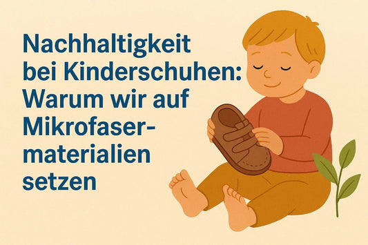 Nachhaltigkeit bei Kinderschuhen: Warum wir auf Mikrofasermaterialien setzen - Ebmini®