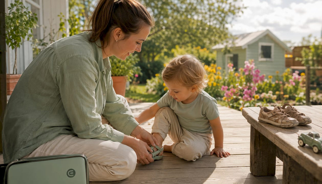 Schuhwechsel bei Kleinkindern: Wann ist der richtige Zeitpunkt? - Ebmini®