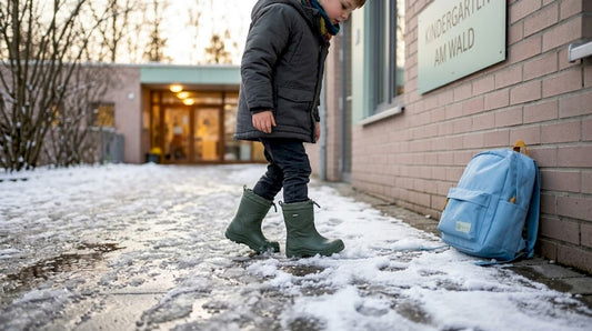 Sichere Kinderschuhe mit Grip: Rutschfest auf Schnee und Eis - Ebmini®
