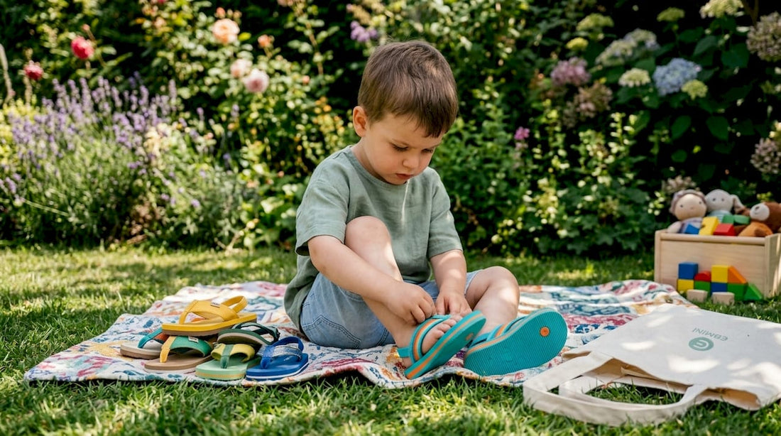Zehensteg Sandalen für Kinder: wann geeignet? - Ebmini®