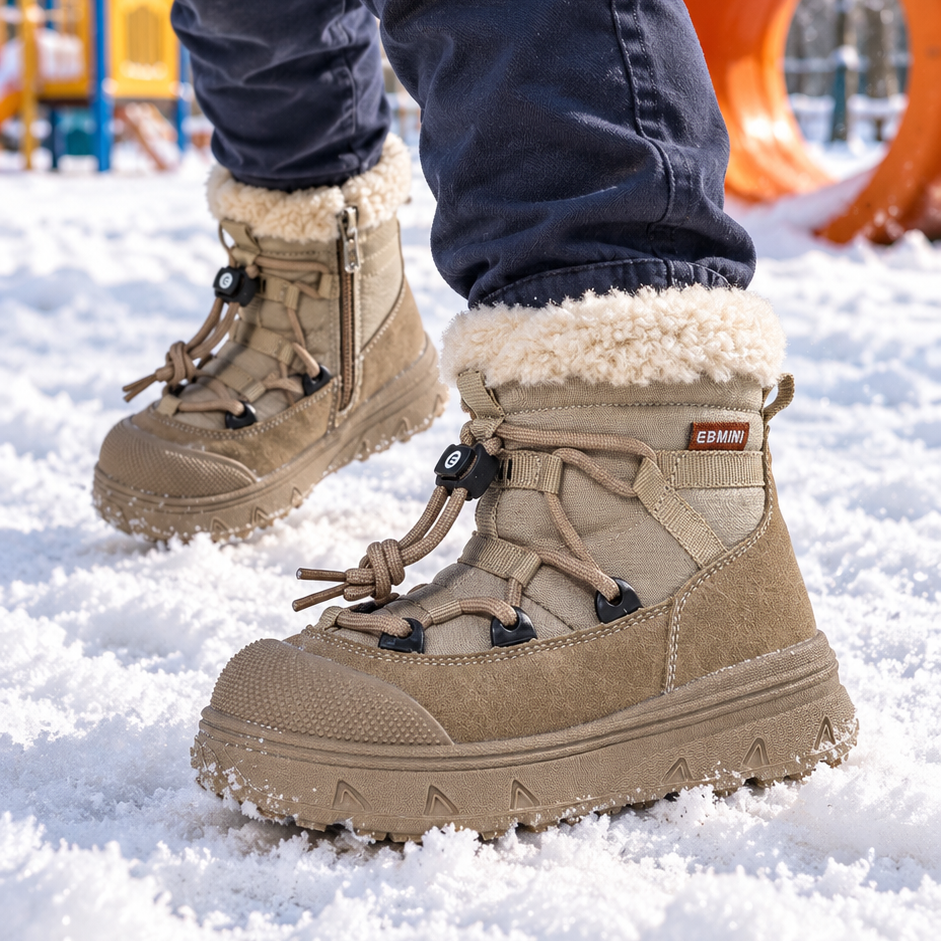EBMINI® RIC - Wasserdichte Barfußstiefel für Kinder mit Warmfutter