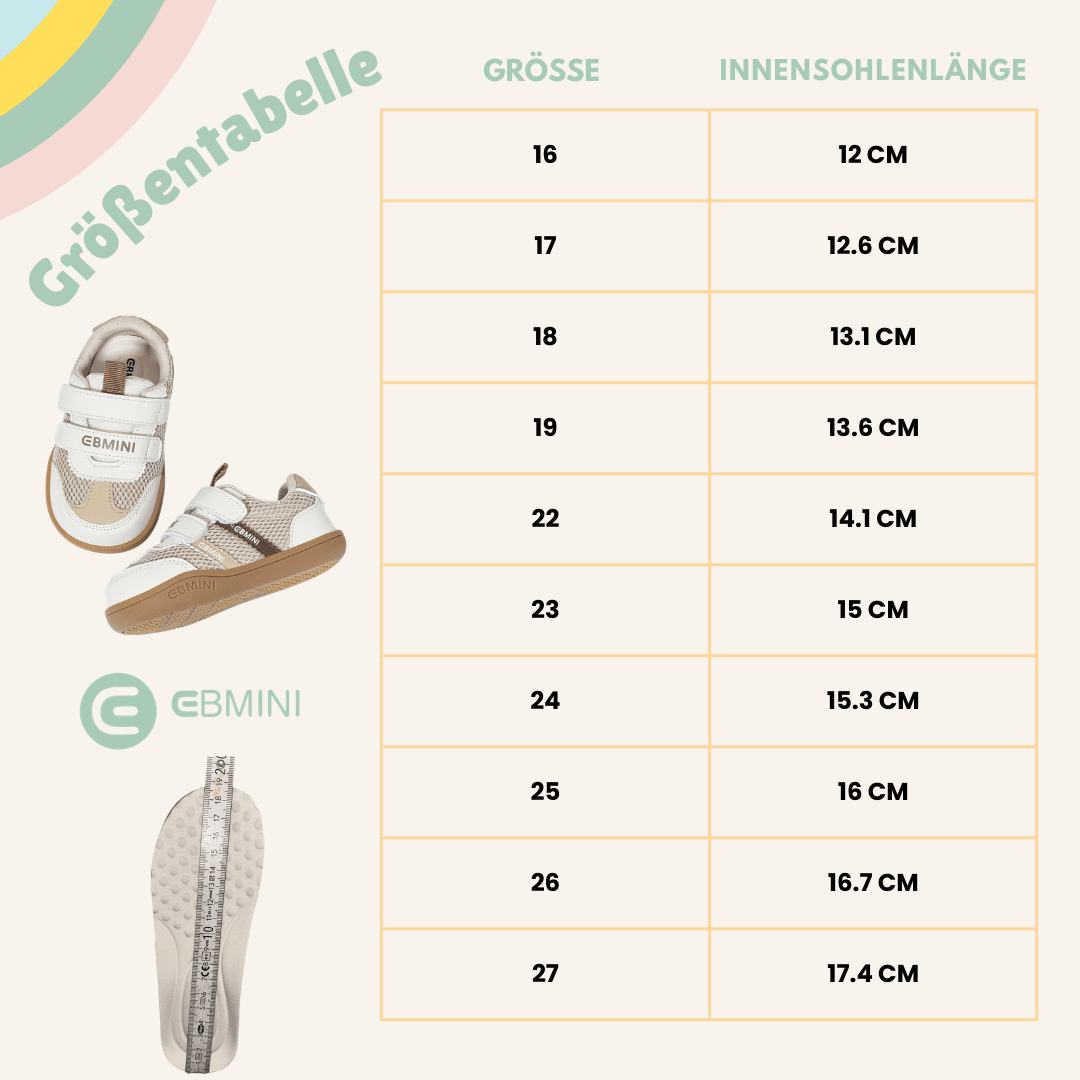 Barfußschuhe für Kinder - EBMINI® HAW - Ebmini® - Kinder Barfußschuhe - 
